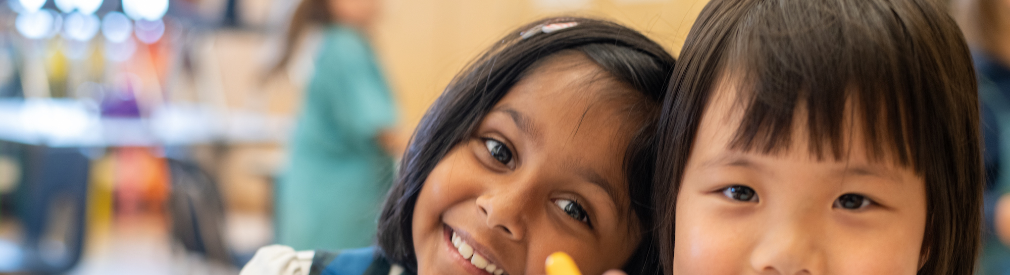 2 children smiling