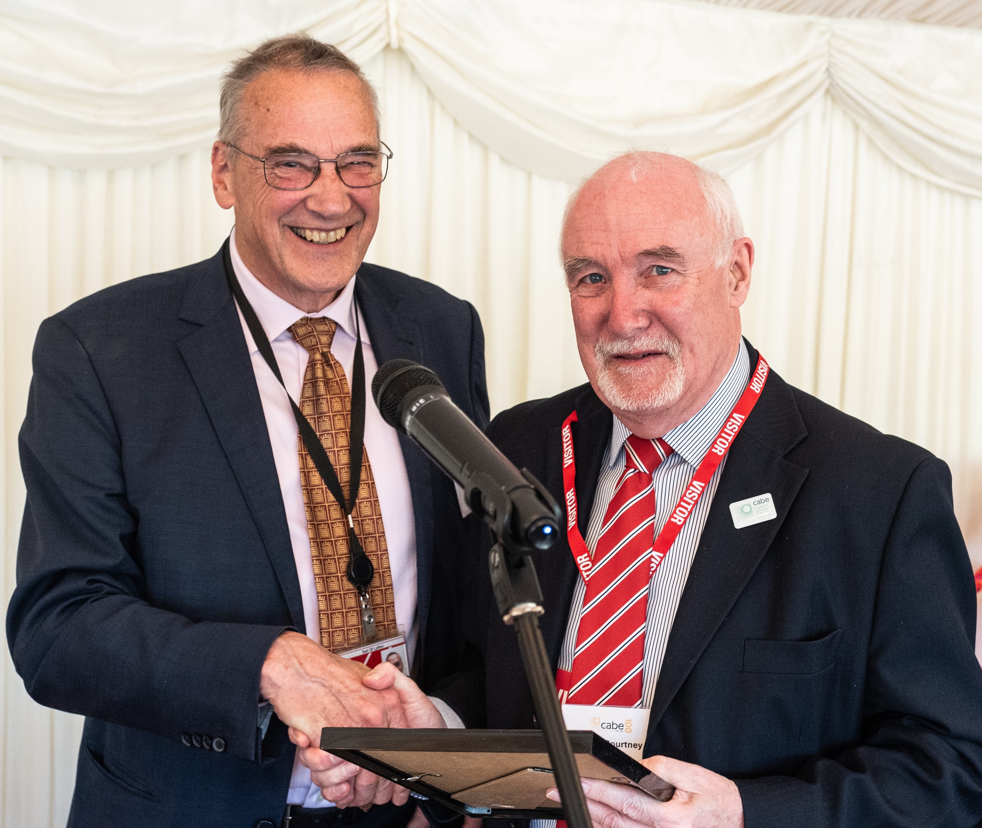 Lord Lytton and Dave Courtney