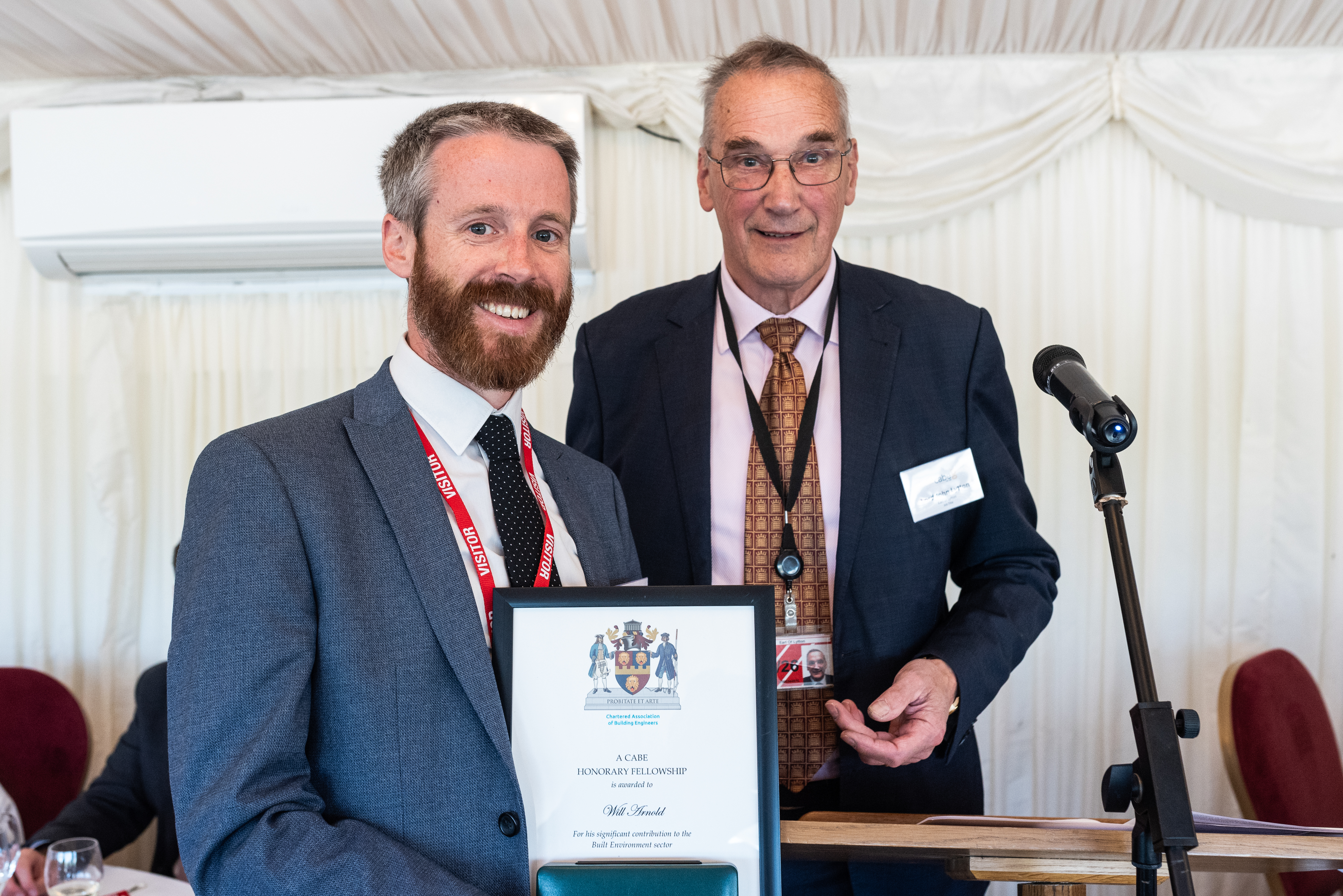 Will Arnold with Lord Lytton