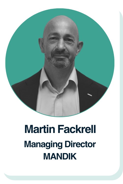 Martin Fackrell, Managing Director Mandik