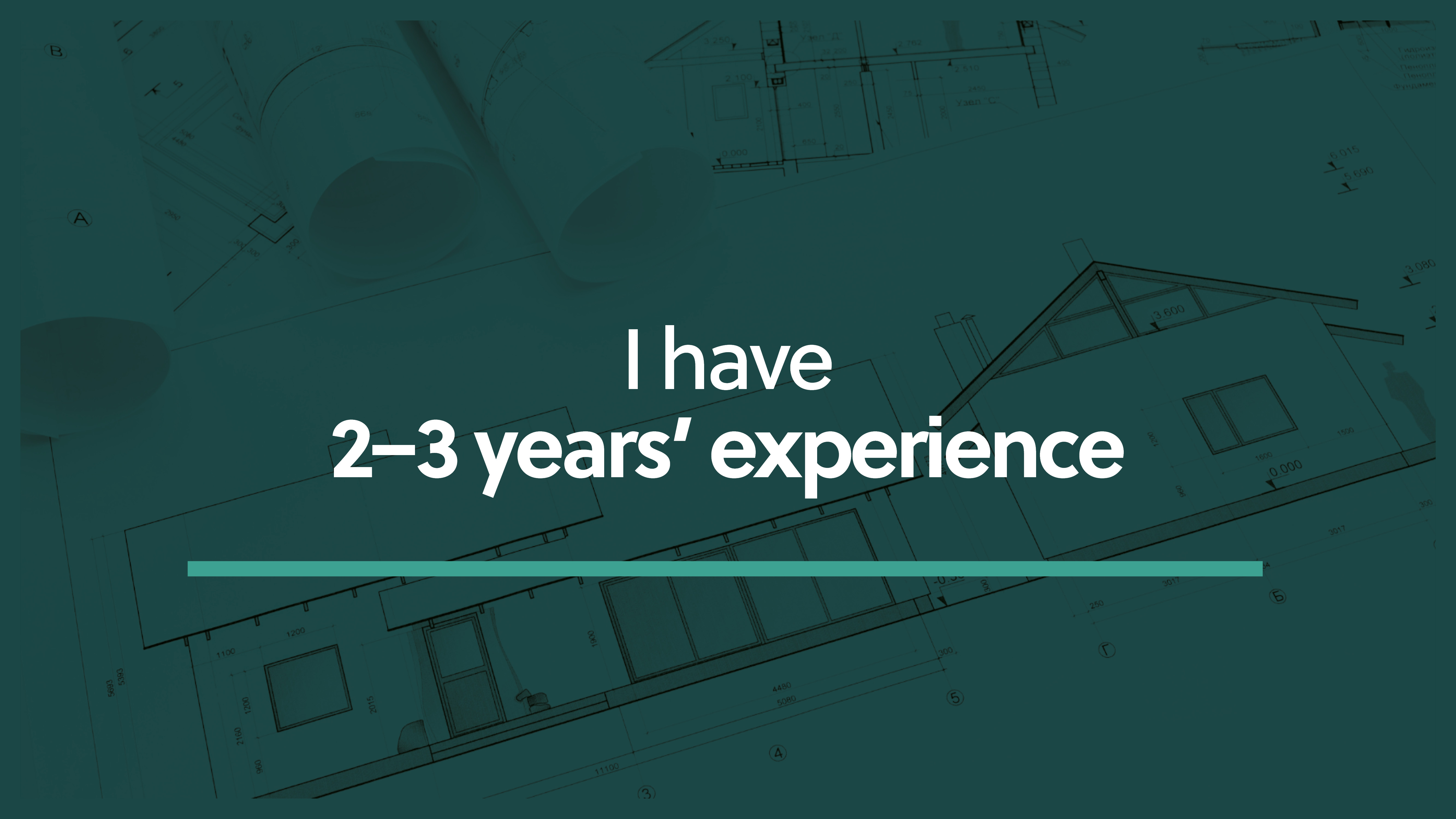 2-3 Years' experience 2-3 Years' experience