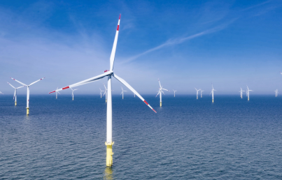 Offshore wind farm stock image Offshore wind farm stock image