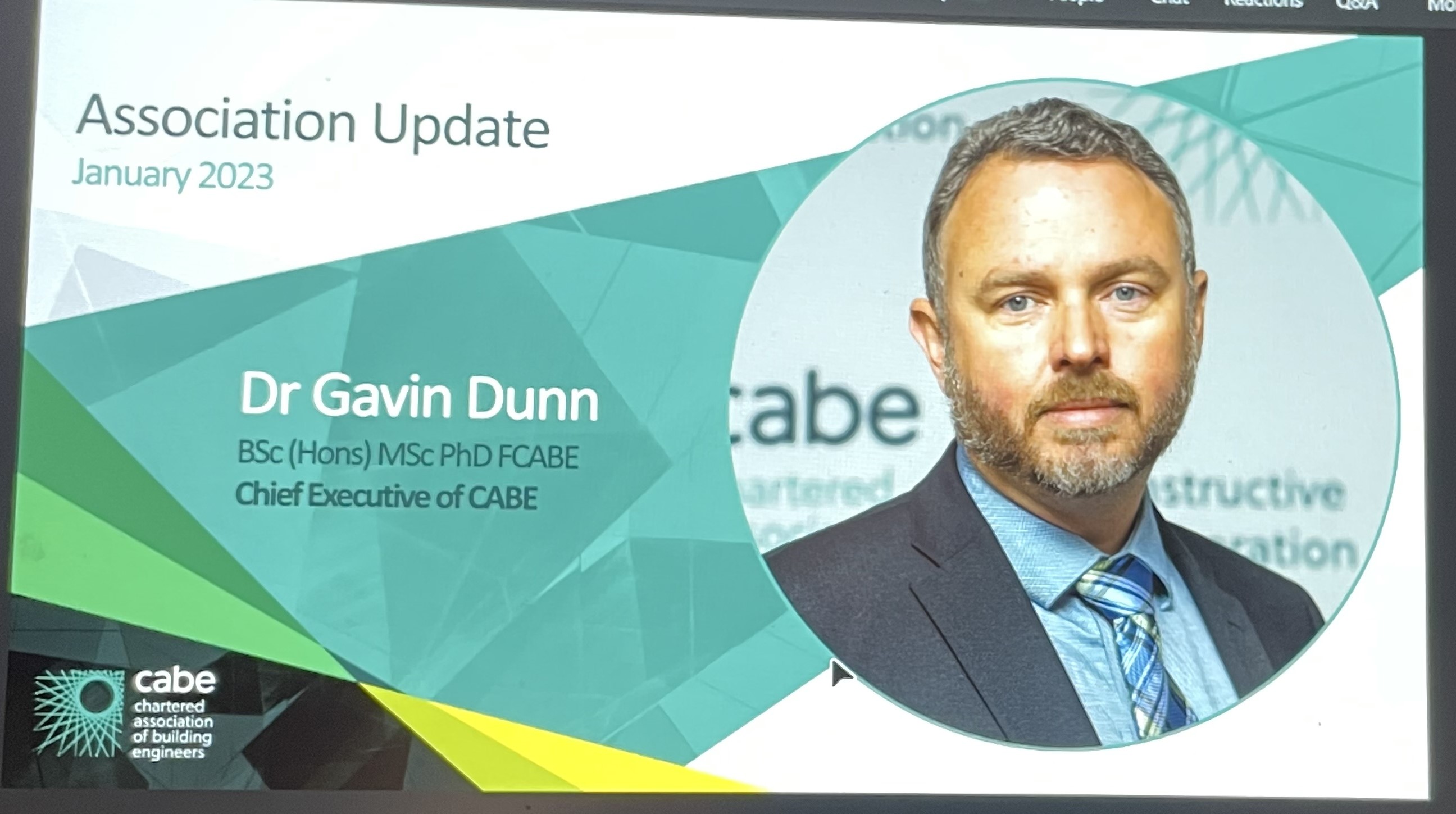 Dr Gavin Dumn presentation titel