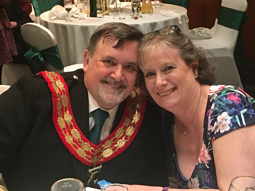 Stewart and Alison McArthur - CABE President and his Wife