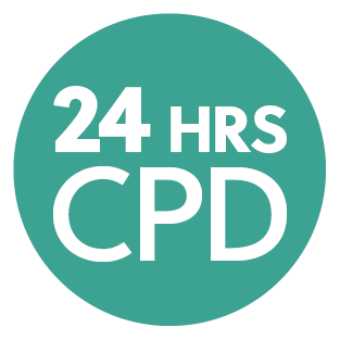 You will gain 24hrs CPD for this course.