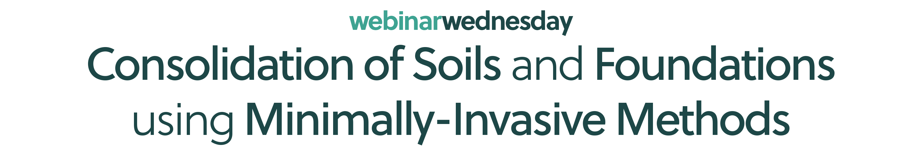 Consolidation of Soils Webinar Consolidation of Soils Webinar