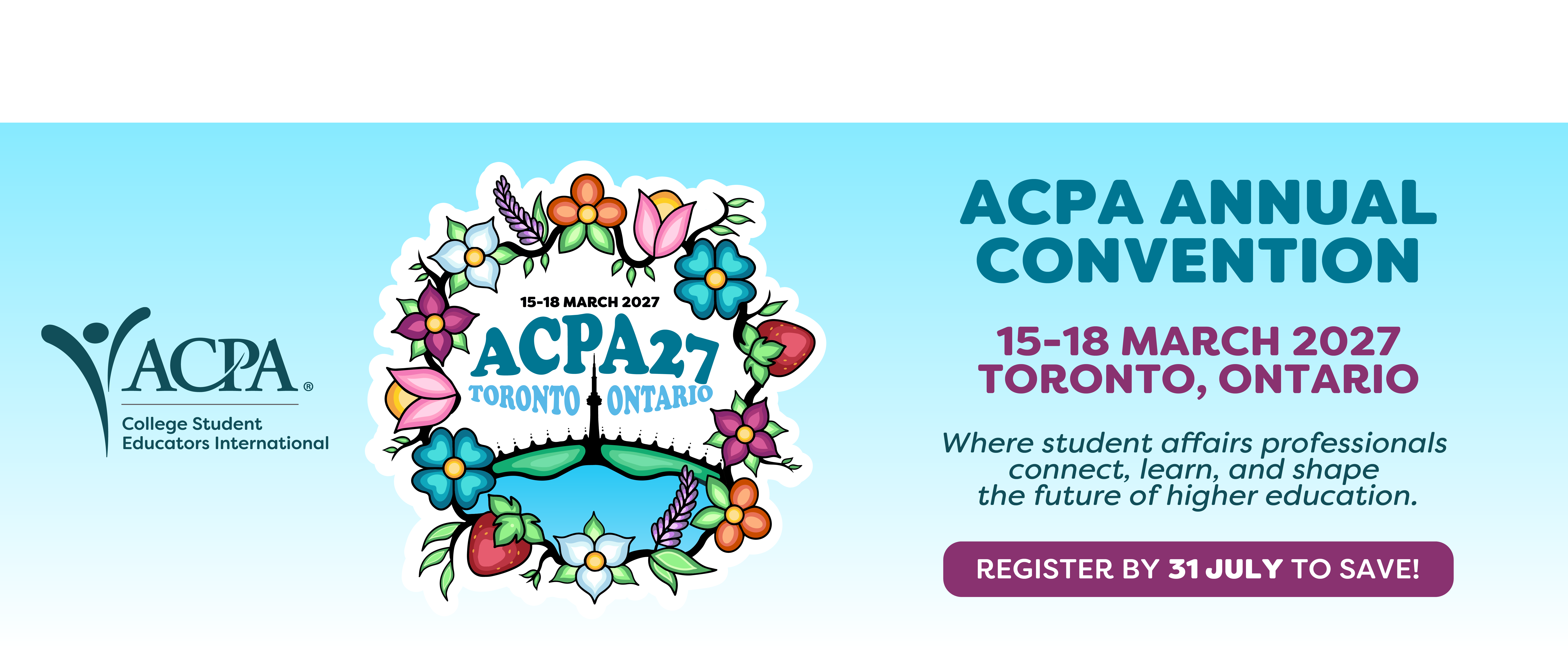 ACPA Annual Convention 15-18 March 2027 Toronto, Ontario