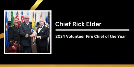 Chief Dean Mineault, Volunteer Fire Chief of the Year 2023