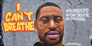 George Floyd mural