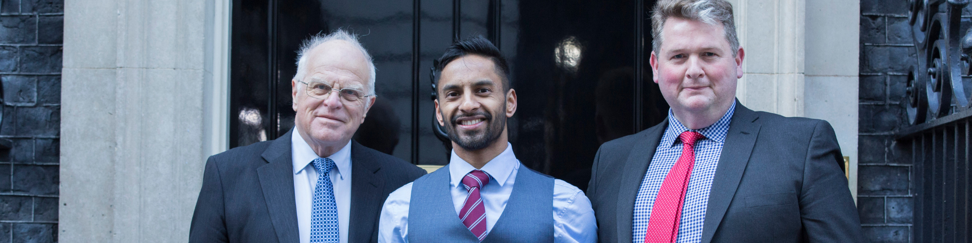 Lord Graham Tope CBE, CILIP Library Champion Bobby Seagull and CILIP CEO Nick Poole deliver petition to restore revenue funding to public libraries to 10 Downing Street