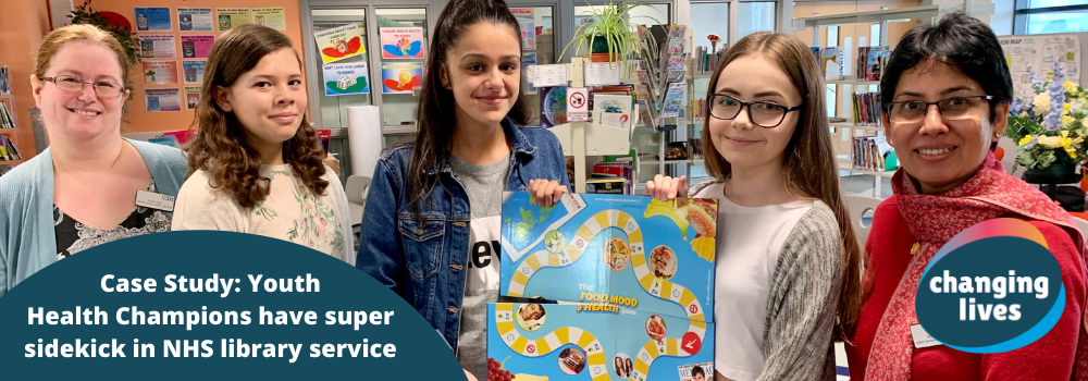 Changing Lives Case Study: Youth Health Champions have super sidekick in NHS library service