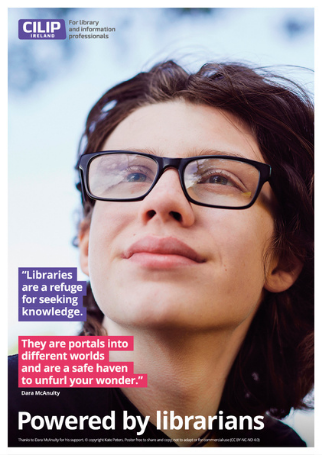 Dara McAnulty Powered by Librarians poster