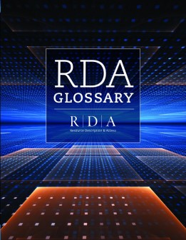 The book cover of the RDA glossary