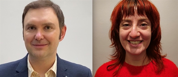 Portrait of Paul Cavanagh and Lucy Veasey