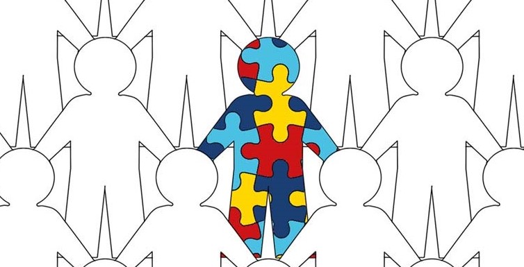 Graphic of a stylised figure