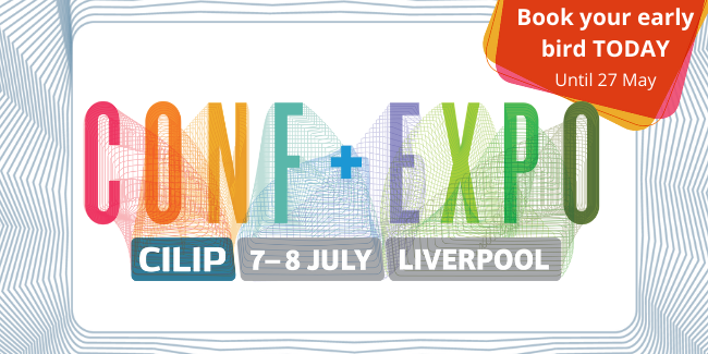 CONF+EXPO CILIP, 7-8 July, Liverpool. Book your early bird ticket today until 27 May