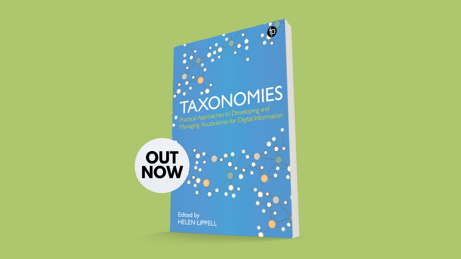 The book of Taxonomies with a white badge that reads Out Now 