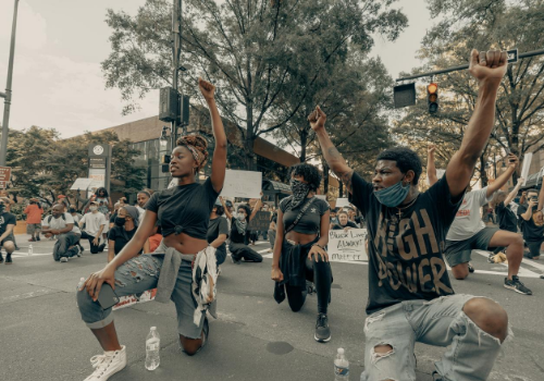 George Floyd protest in Uptown, Charlotte