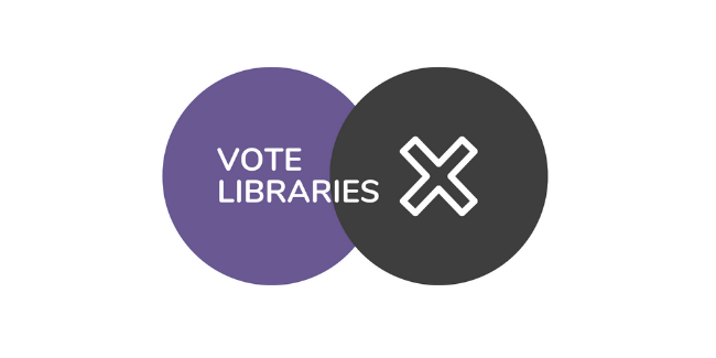 Vote Libraries logo