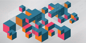 multi-coloured graphic design banner