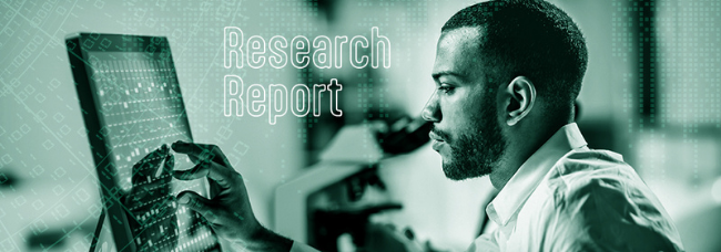 Cover image from the report The Impact of AI, Machine Learning, Process Automation and Robotics for the Information Professions