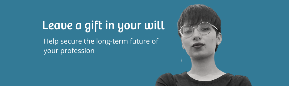 Leave a gift in your will: help secure the long term future of your profession with photo of Ambreen Aziz
