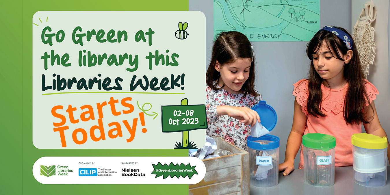 banner image promoting green libraries week 