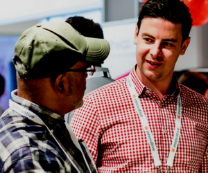 Exhibitor and delegate at CILIP Conference