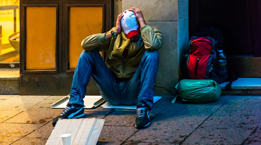 Person experiencing homelessness