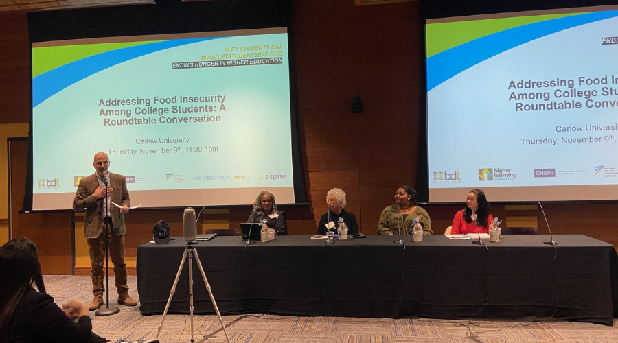 Food insecurity event at Carlow University in Pittsburgh, PA