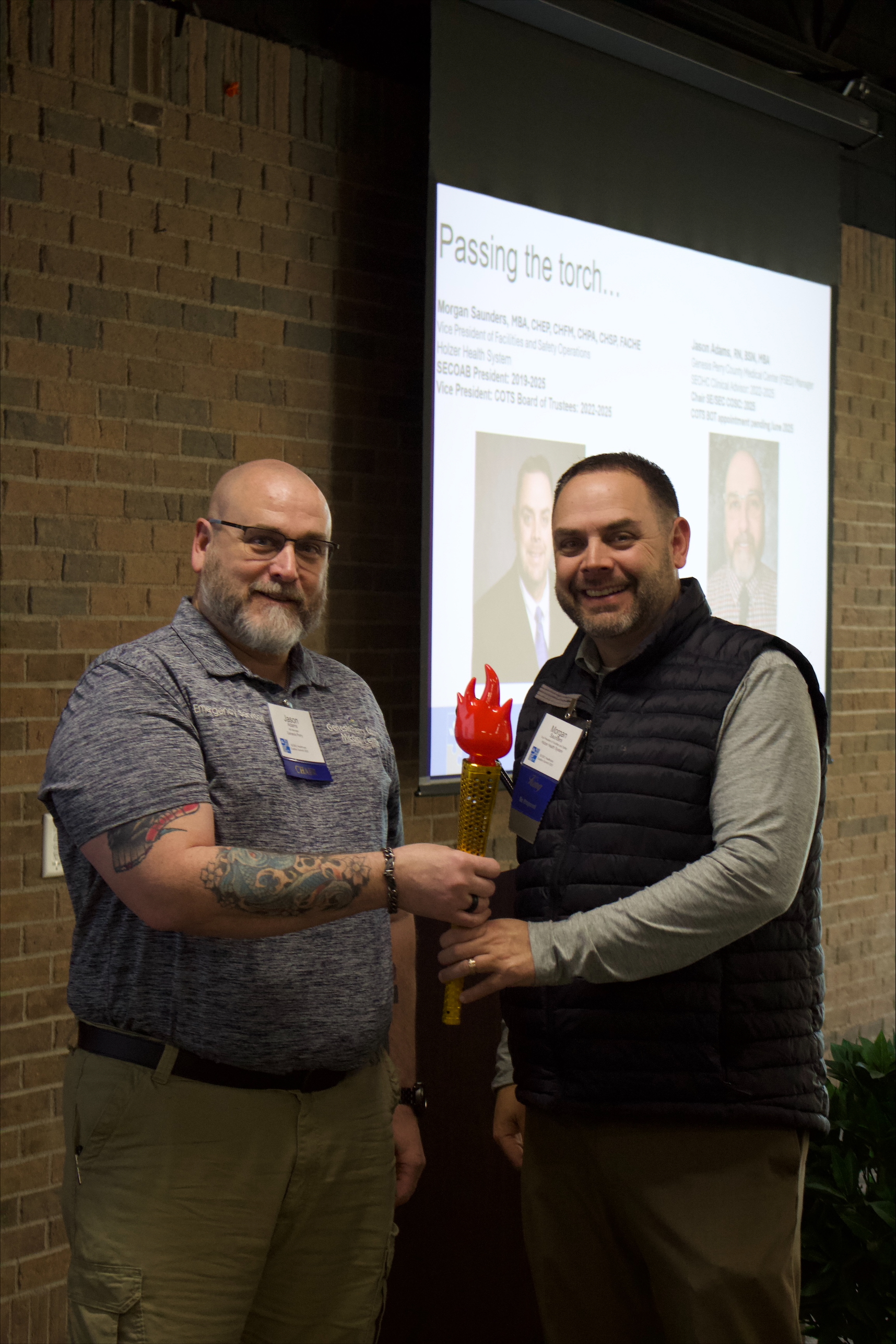 Emergency preparedness torch chairpersons