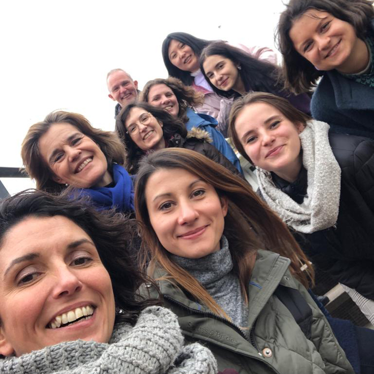 ELIA team during the Christmas event before holidays start.