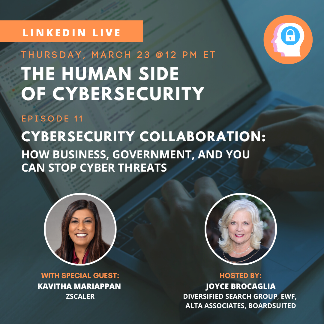 LinkedIn Live: The Human Side of Cybersecurity Ep. 11: Cybersecurity ...