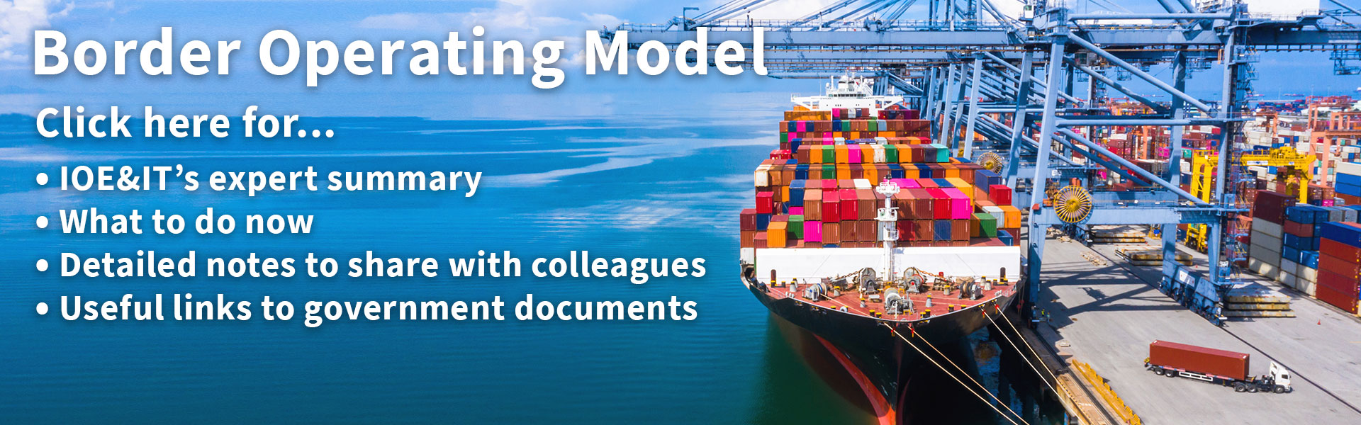 border operating model