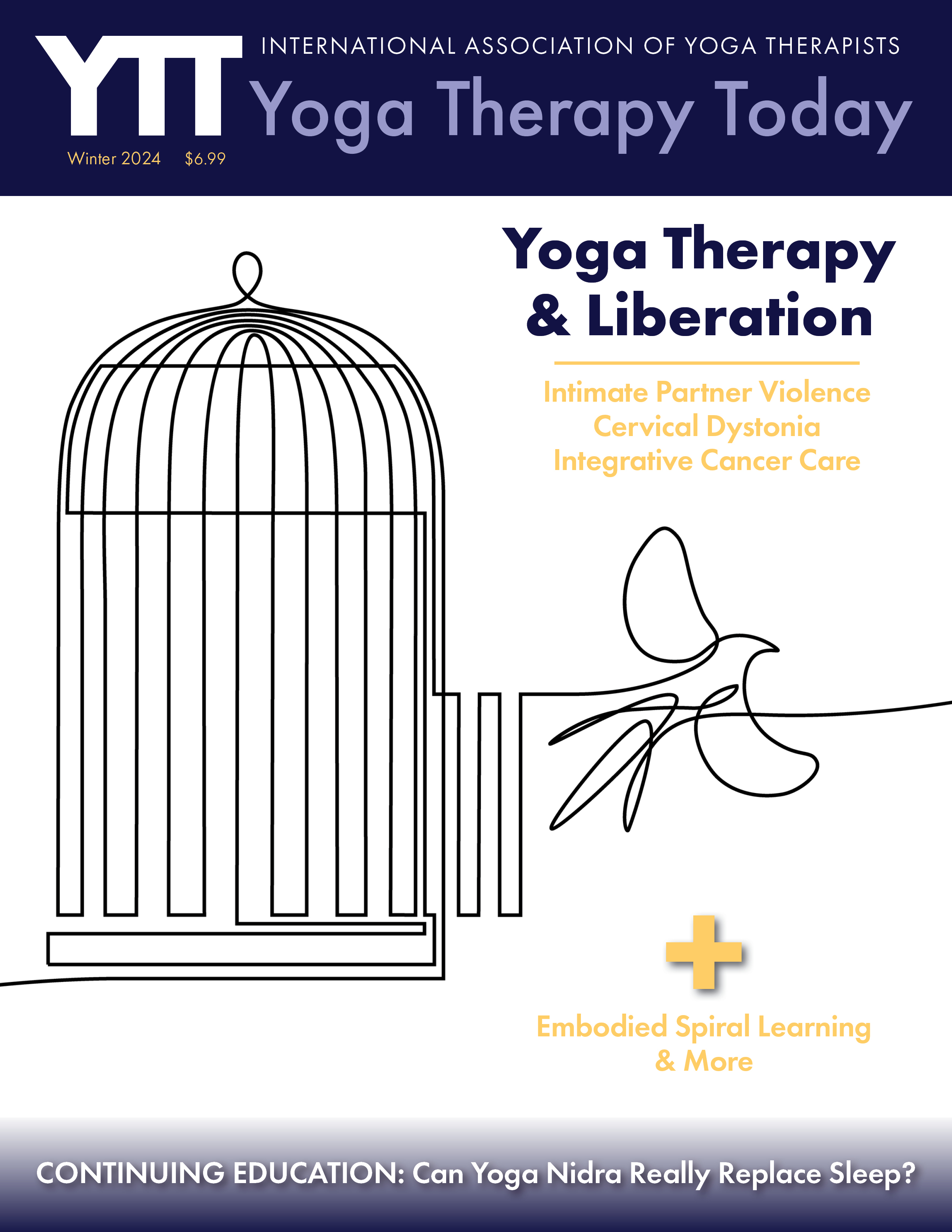 cover of Winter 2024 issue of Yoga Therapy Today magazine