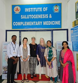 IAYT’s Alyssa Wostrel, Sue Tebb, and Molly McManus are joined by Dr. Meena Ramanathan and two of the school’s yoga therapy teachers and administrators