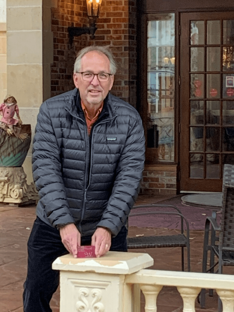 Jeff Thiel uses his gift card at Weissgerber Golden Mast Inn in Okauchee