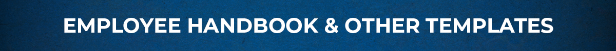 Employee Handbook and Other Templates