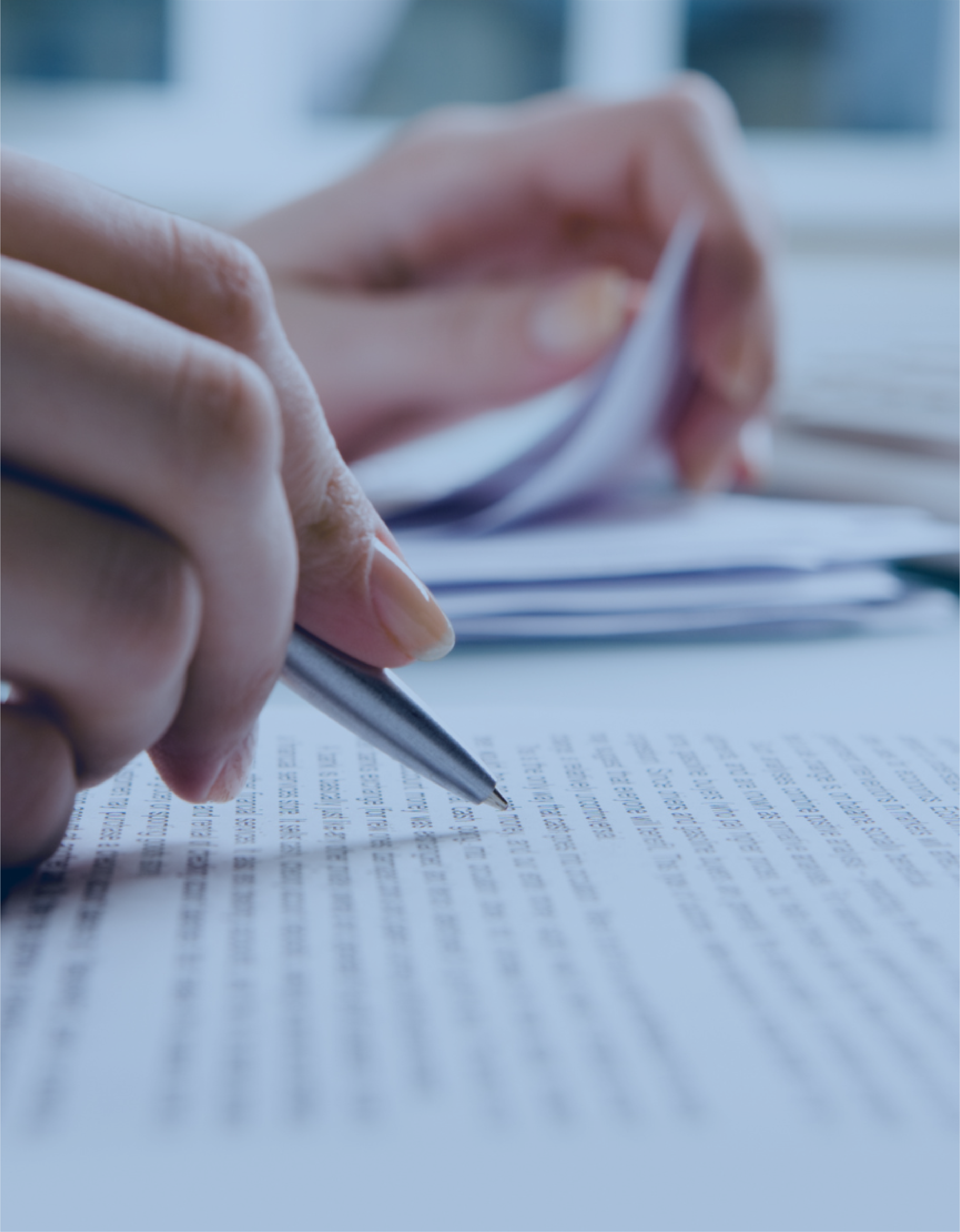 Pen and Notebook for Employee Handbook and Guides 