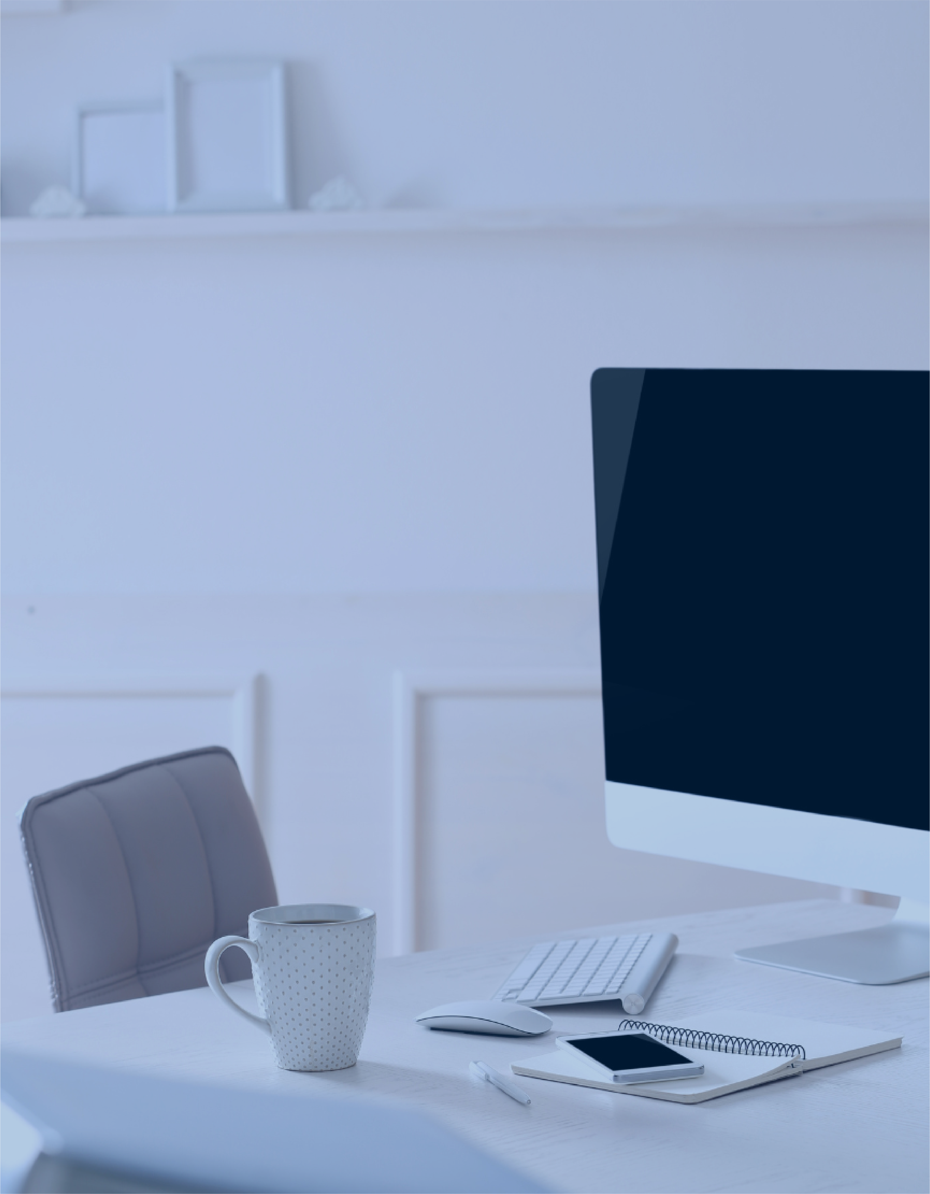 Computer on Desk for Internships and Talent