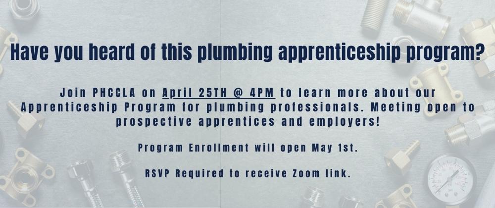Want to learn more about the apprenticeship program? Join us on April ...
