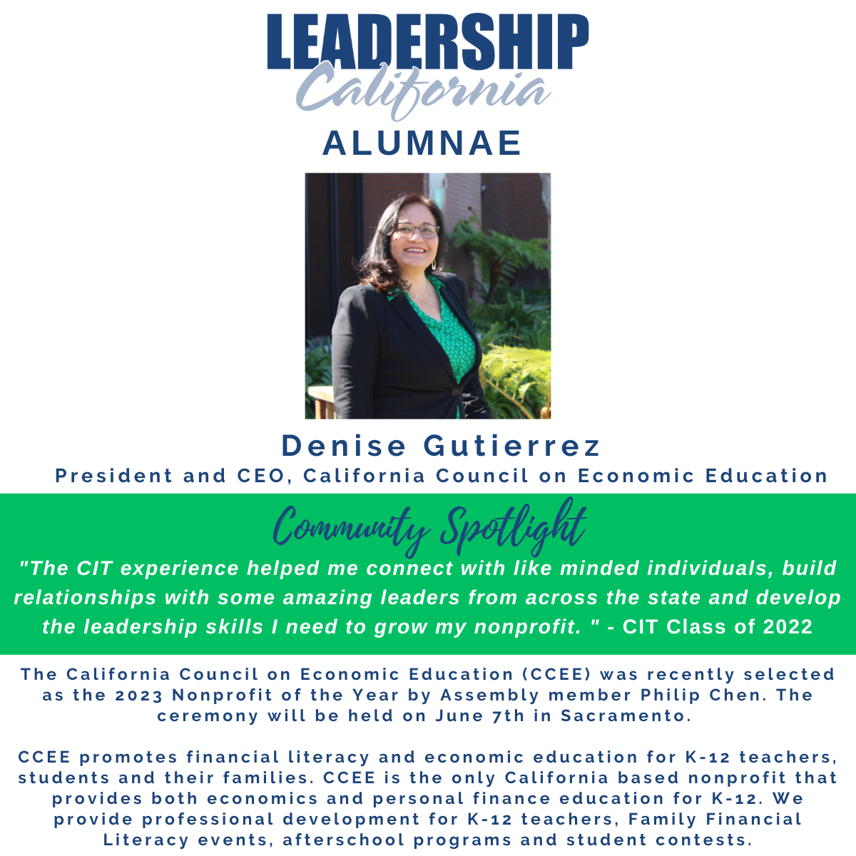 Alumnae - Leadership California