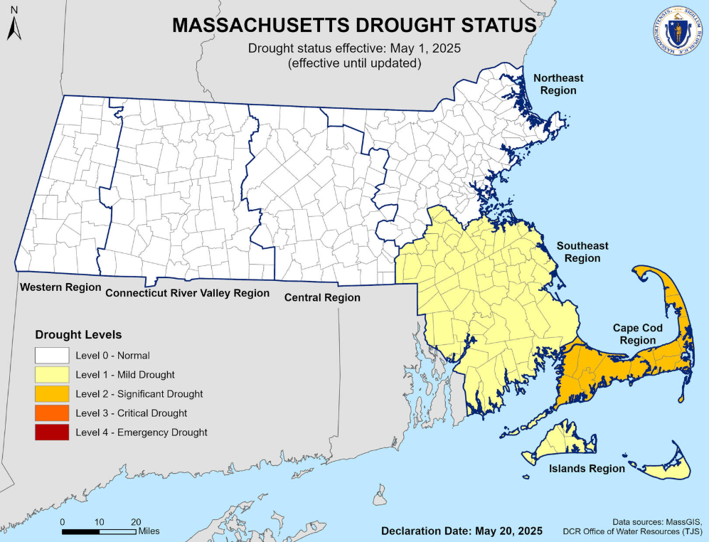 Drought Conditions Decrease in Three Massachusetts Regions ...