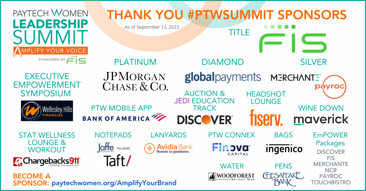 PTW 2023 Leadership Summit Sponsors