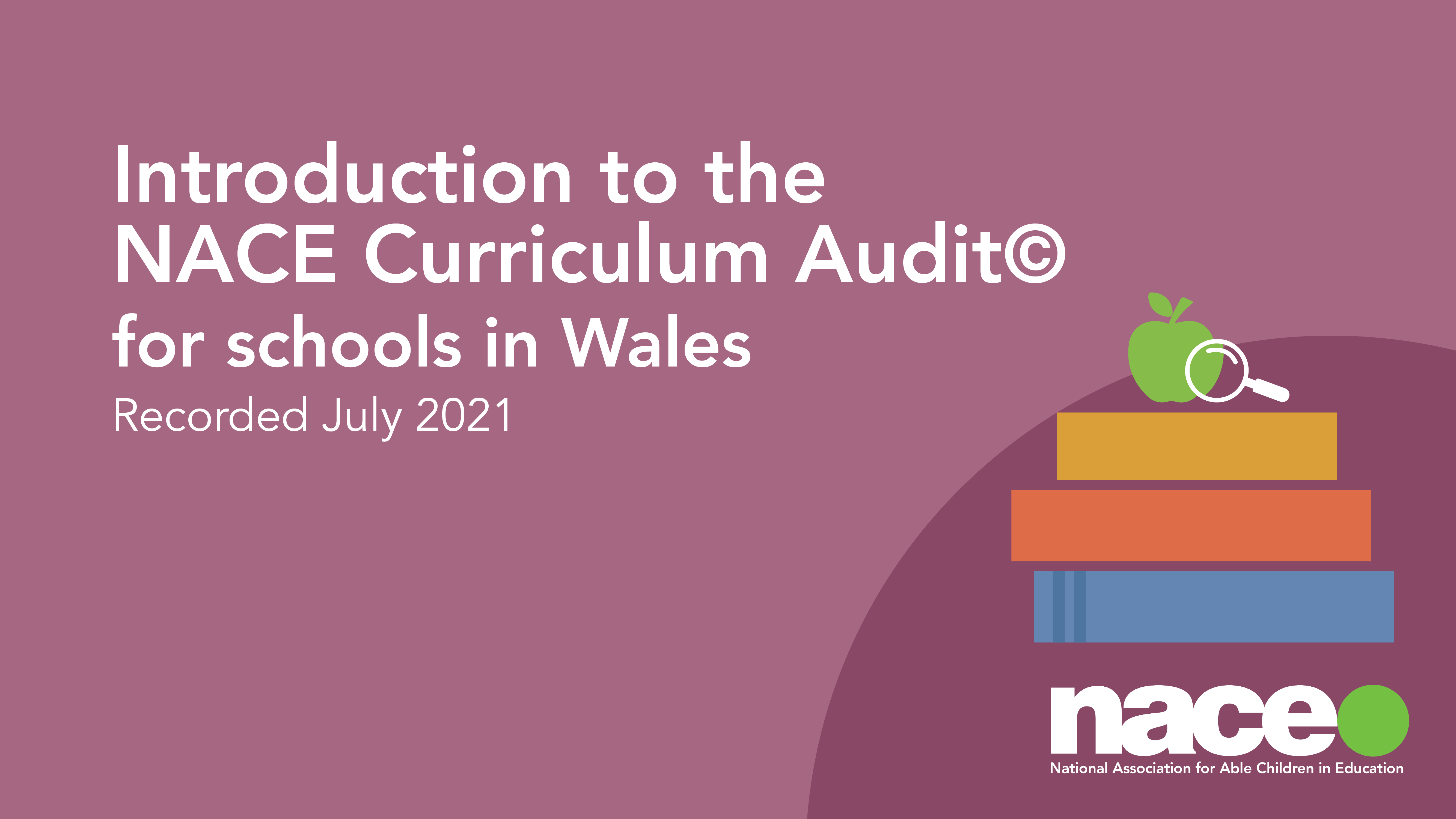 Introduction to the NACE Curriculum Audit - Wales