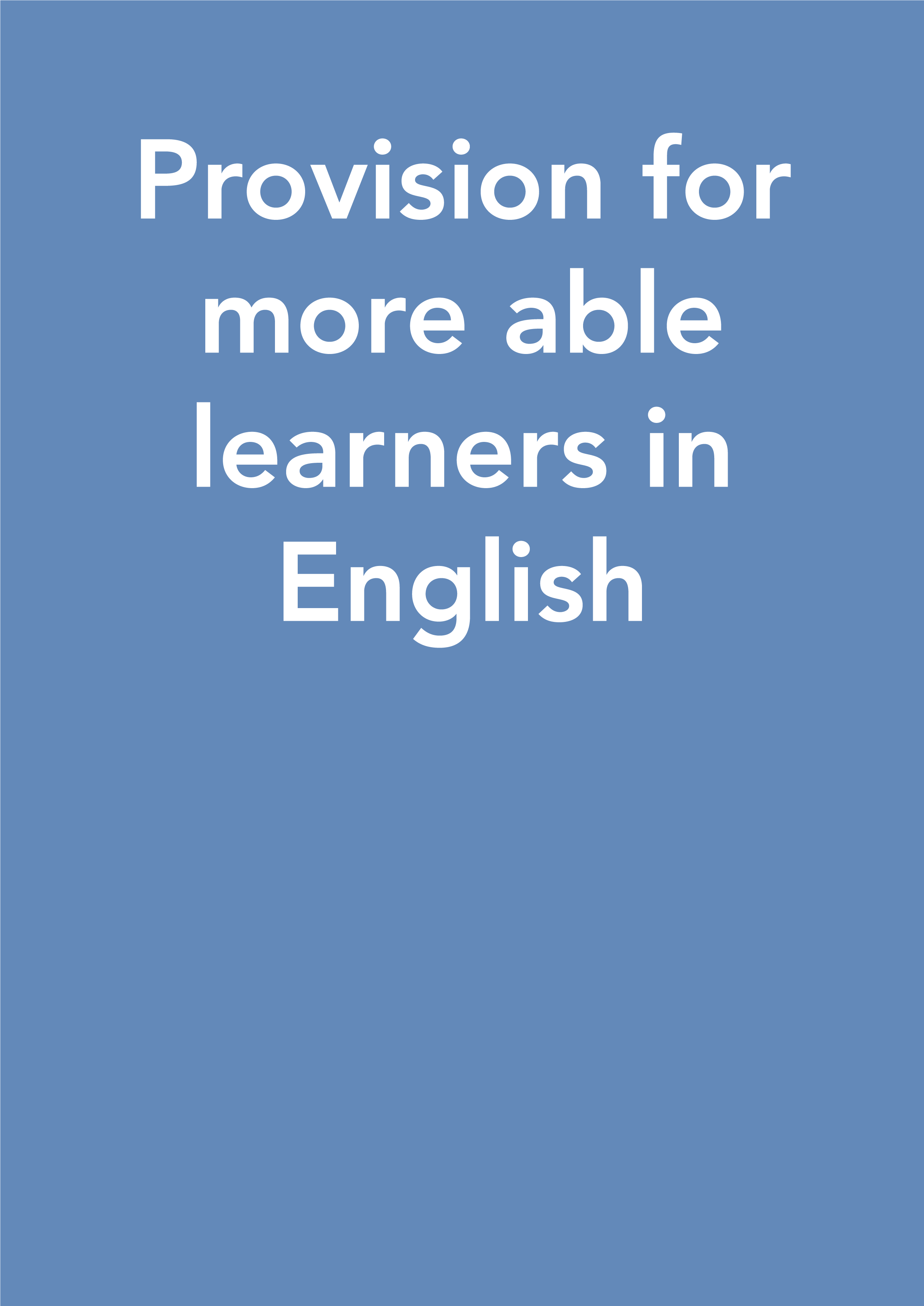 Provision in English