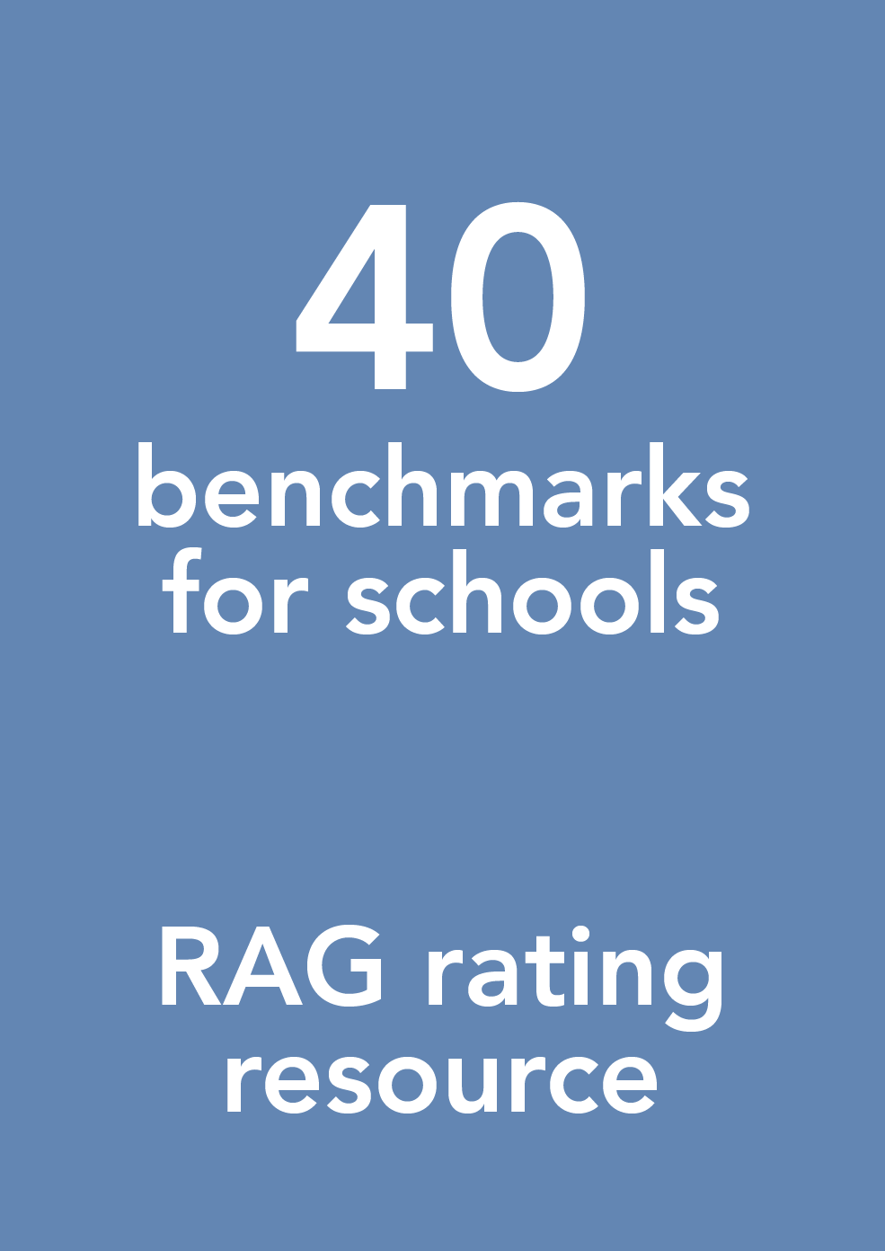 40 benchmarks RAG rating resource