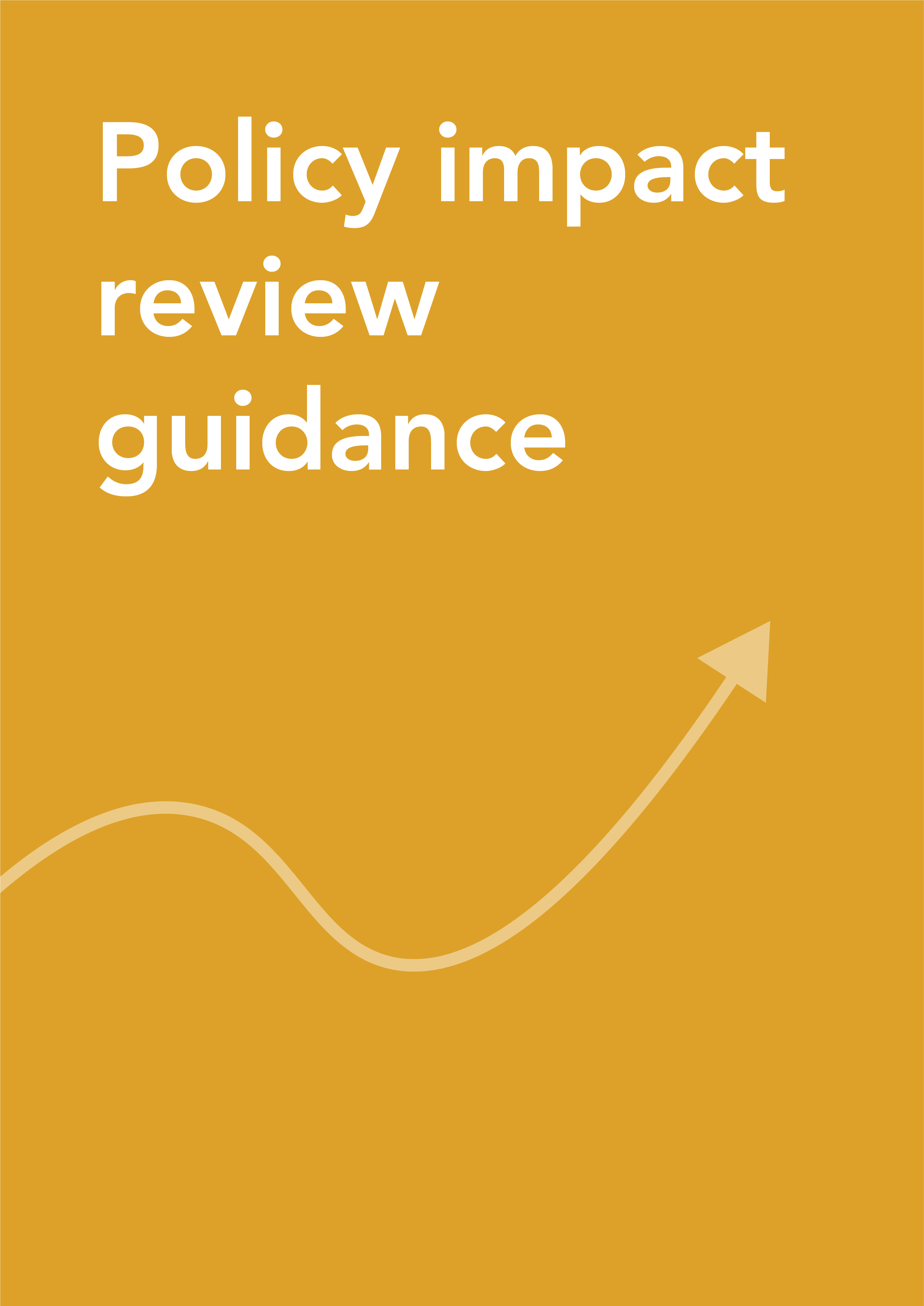 Policy impact review guidance