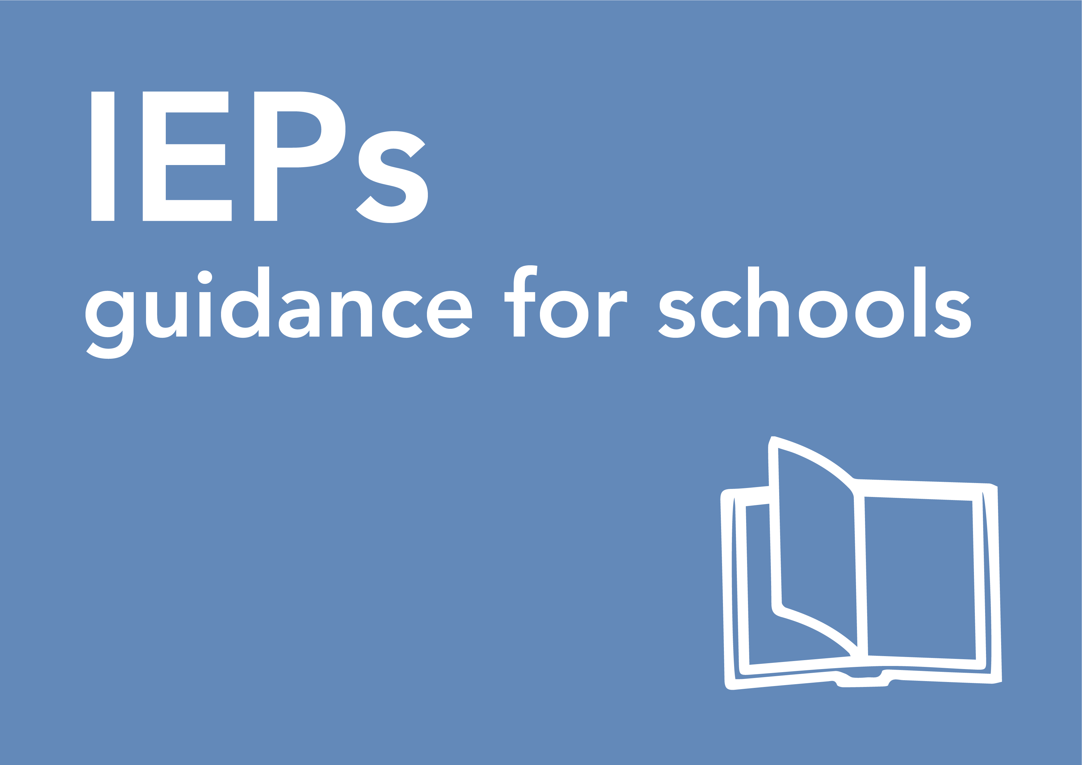 IEPs guidance for schools