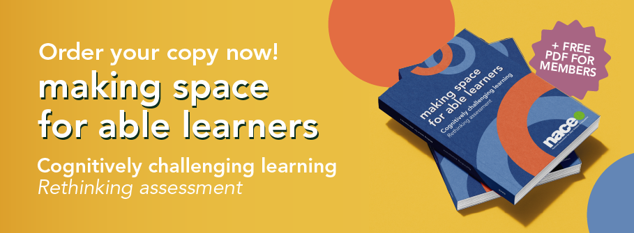 Order your copy now! Making space for able learners